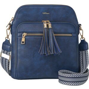1230 Leather Crossbody Bags Anti Theft Purses RFID Blocking Handbags Trendy